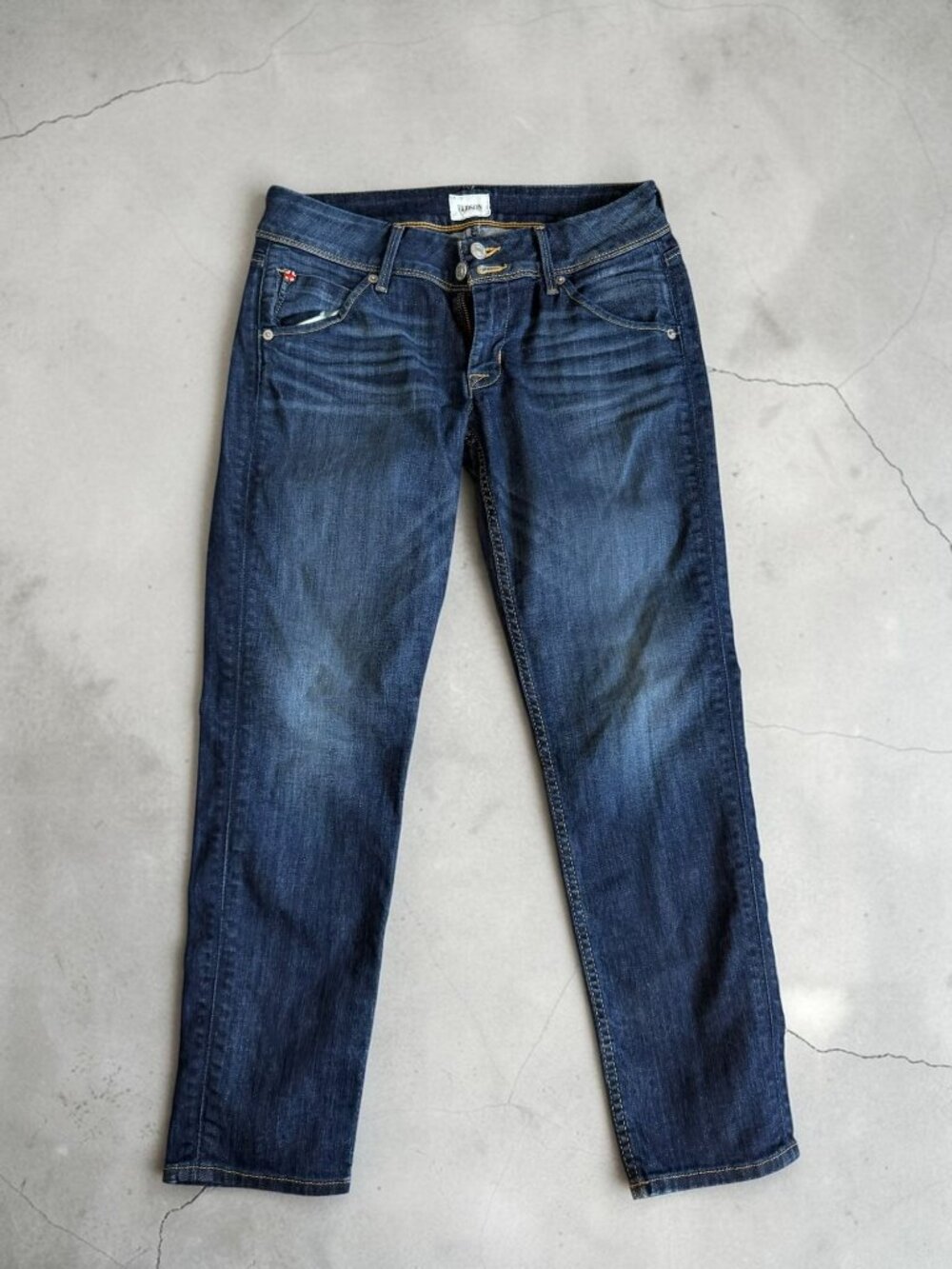 HUDSON Collin Flap Skinny Crop Jeans Size 27